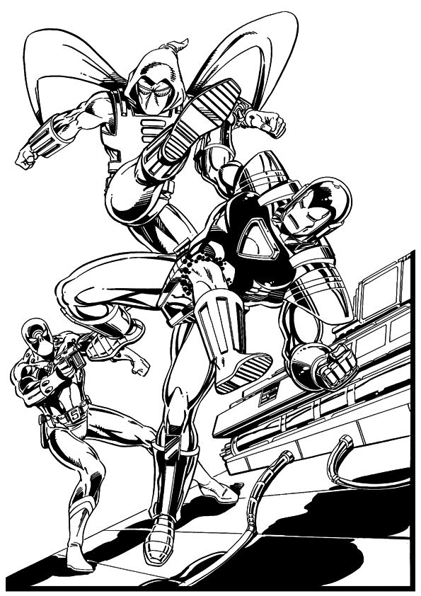 Kids-n-fun.com | 60 coloring pages of Iron Man